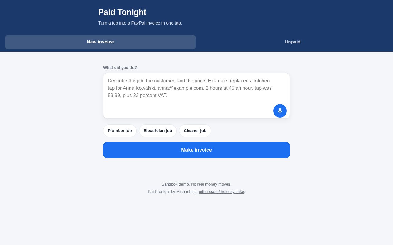 Preview of Paid Tonight