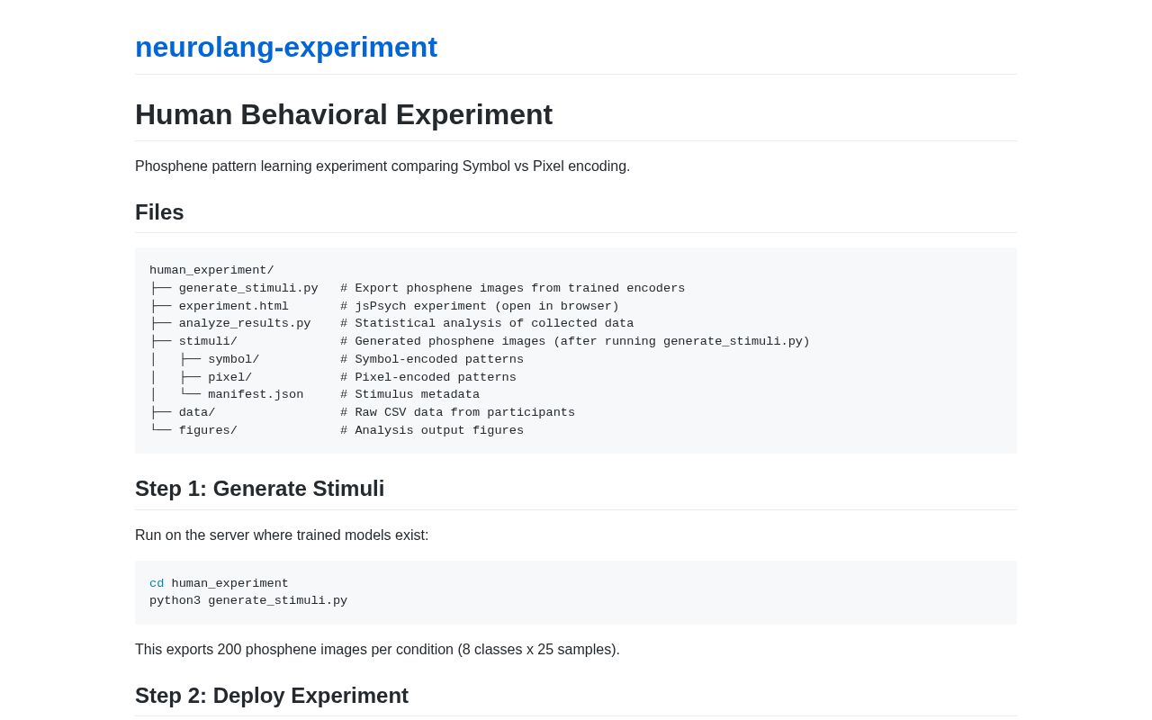 Preview of Neurolang Experiment
