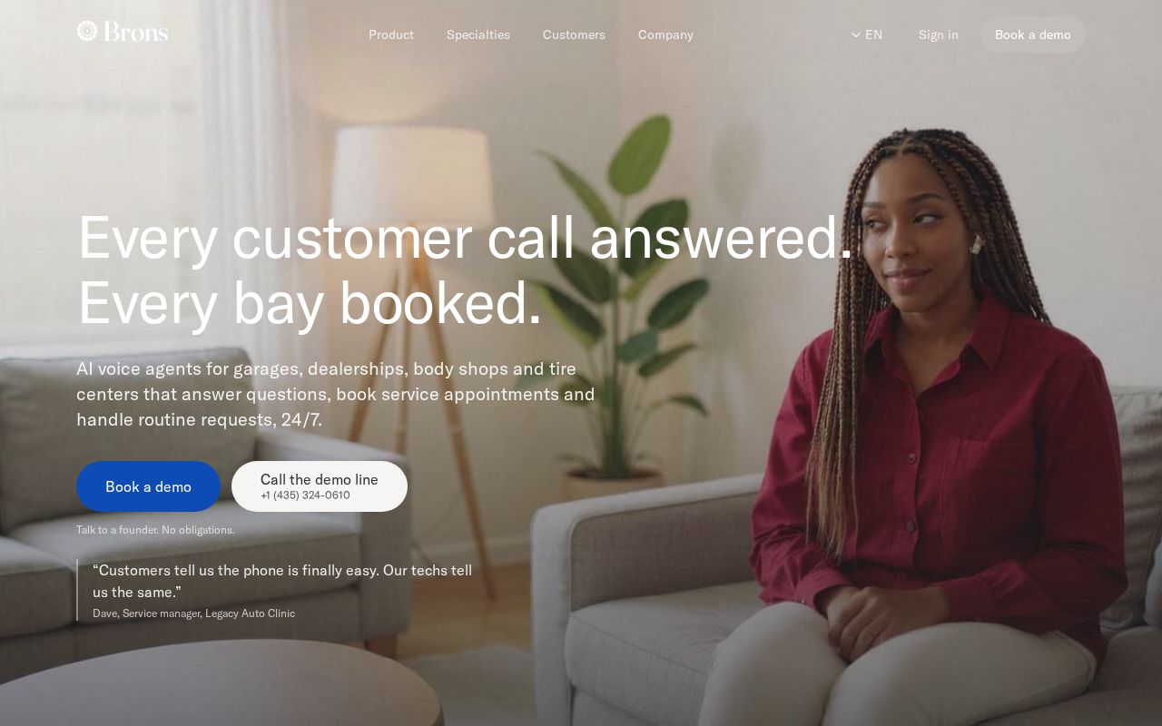 Preview of AI voice agents for garages and dealerships
