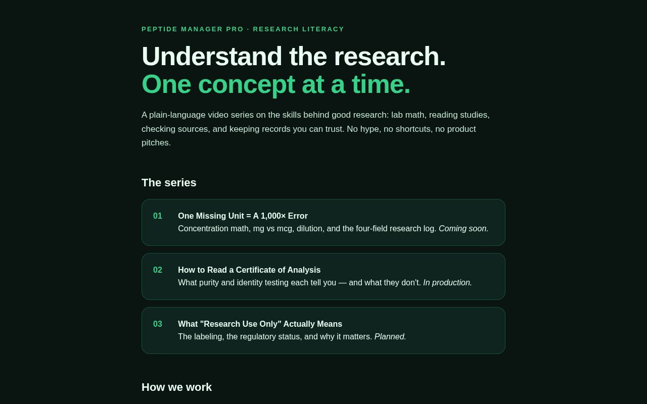 Preview of Research Literacy