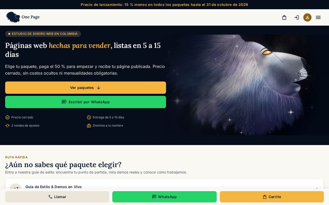 Preview of OnePageDemo1