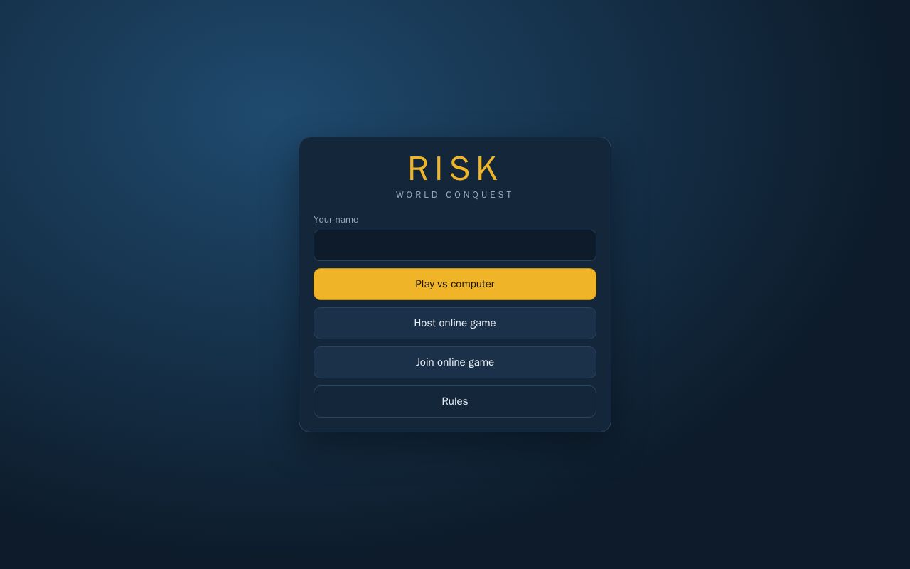 Preview of Risk Game