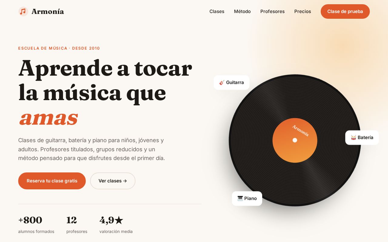 Preview of Escuela Musica