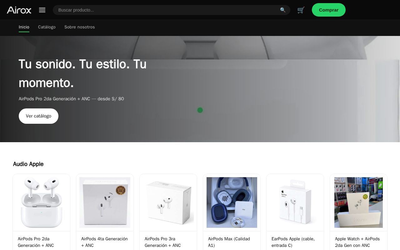 Preview of Airox Web