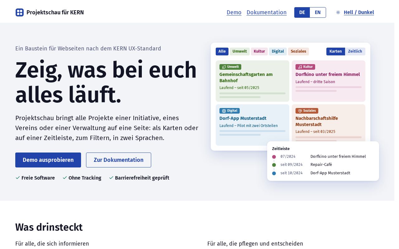 Preview of Projektschau Kern