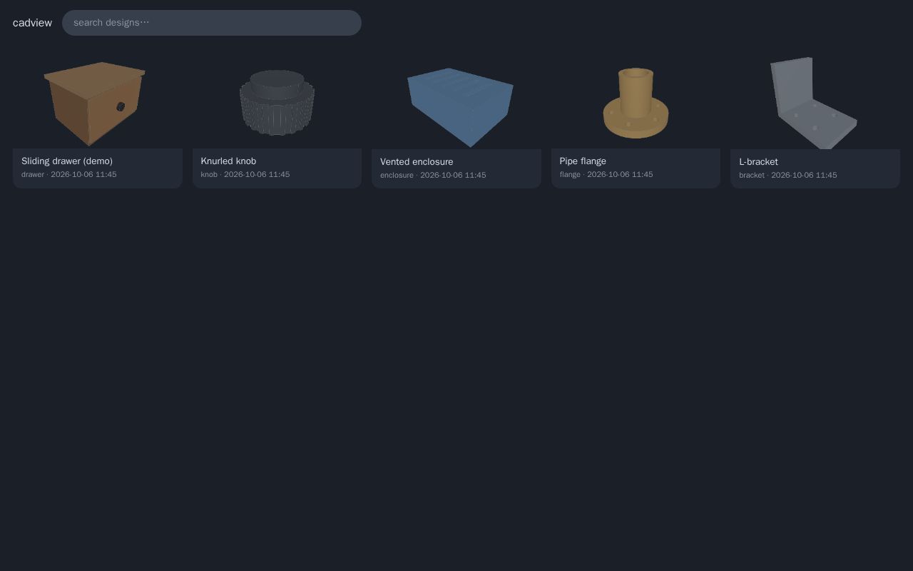 Preview of Cadview
