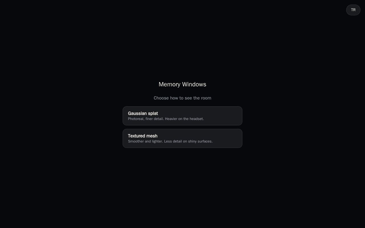 Preview of Memory Windows Demo