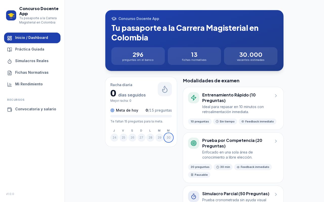Preview of Concurso Docente App