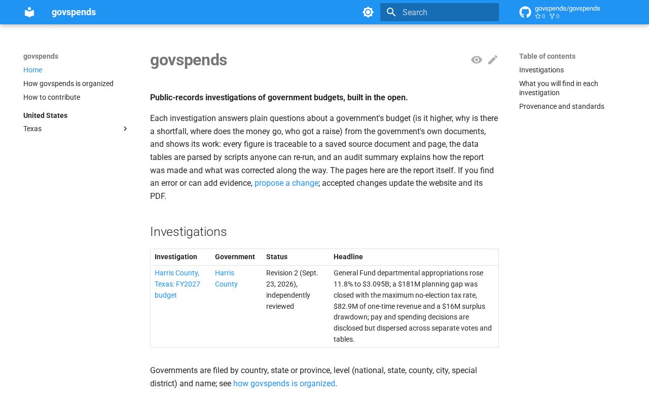 Preview of Govspends