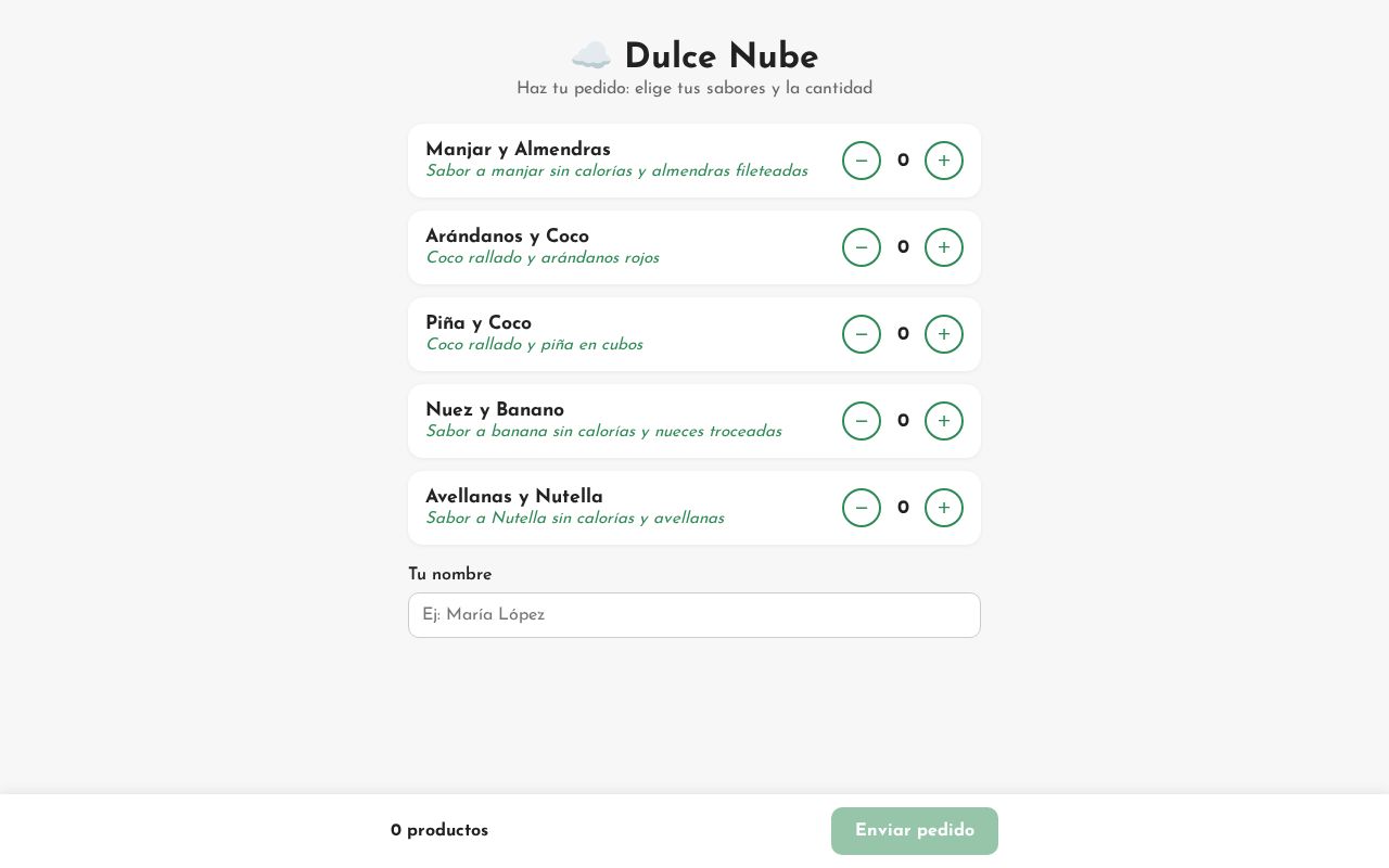 Preview of Dulce Nube