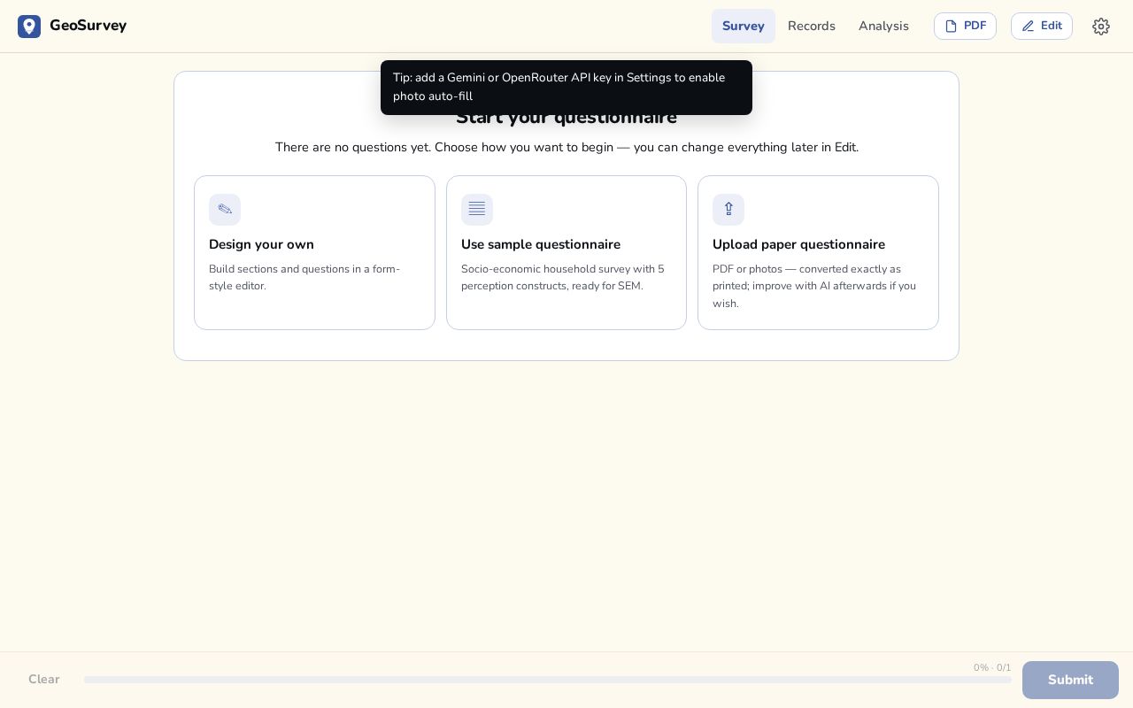 Preview of Geosurvey