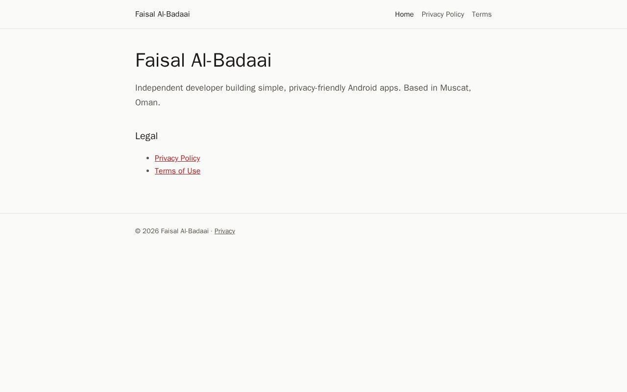 Preview of Faisal Al-Badaai