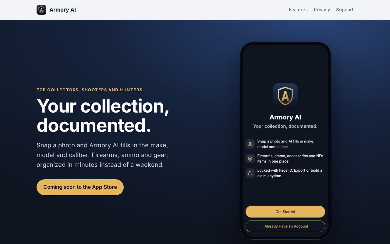 Preview of Armory AI
