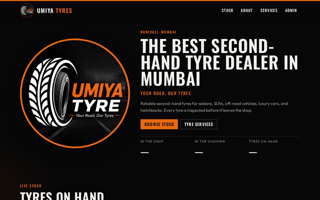 Preview of Umiya Tyres Inventory