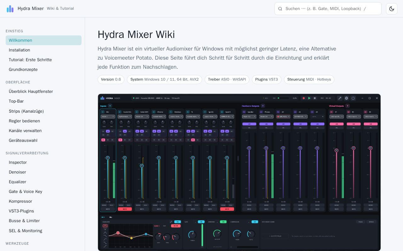 Preview of Hydra Mixer