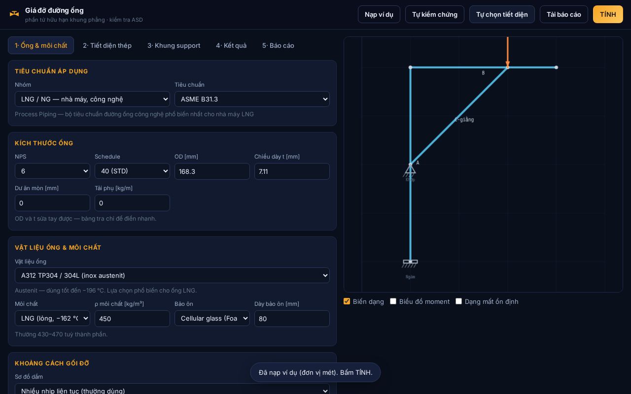 Preview of Pipe Support Web