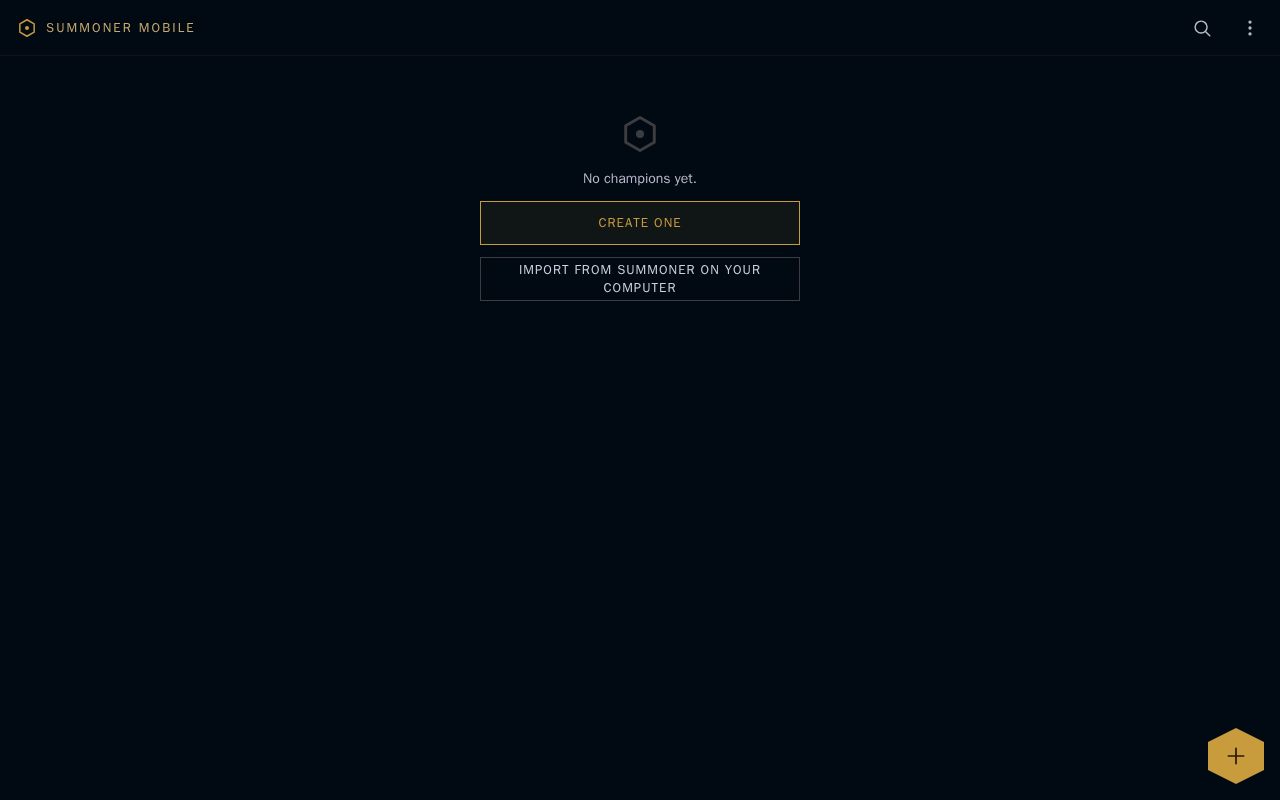 Preview of Summoner Mobile
