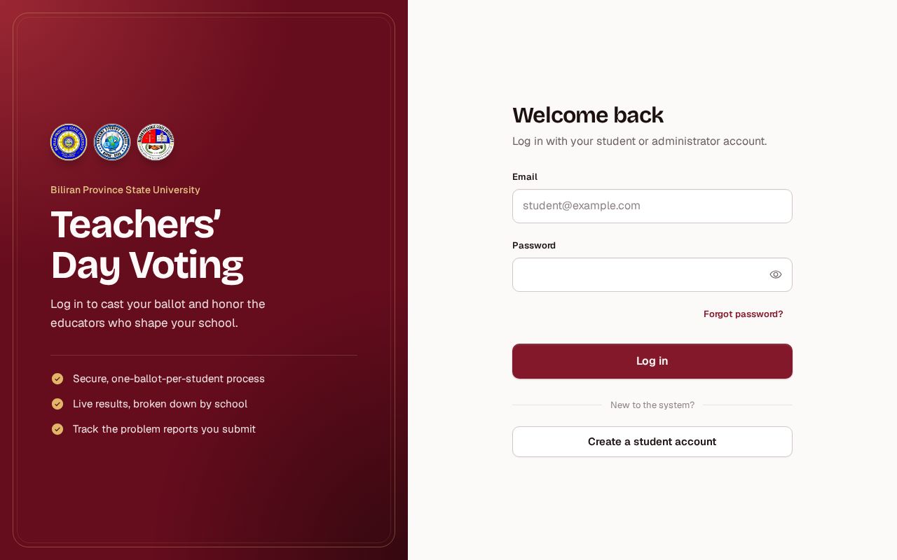 Preview of Teachers Day Voting System