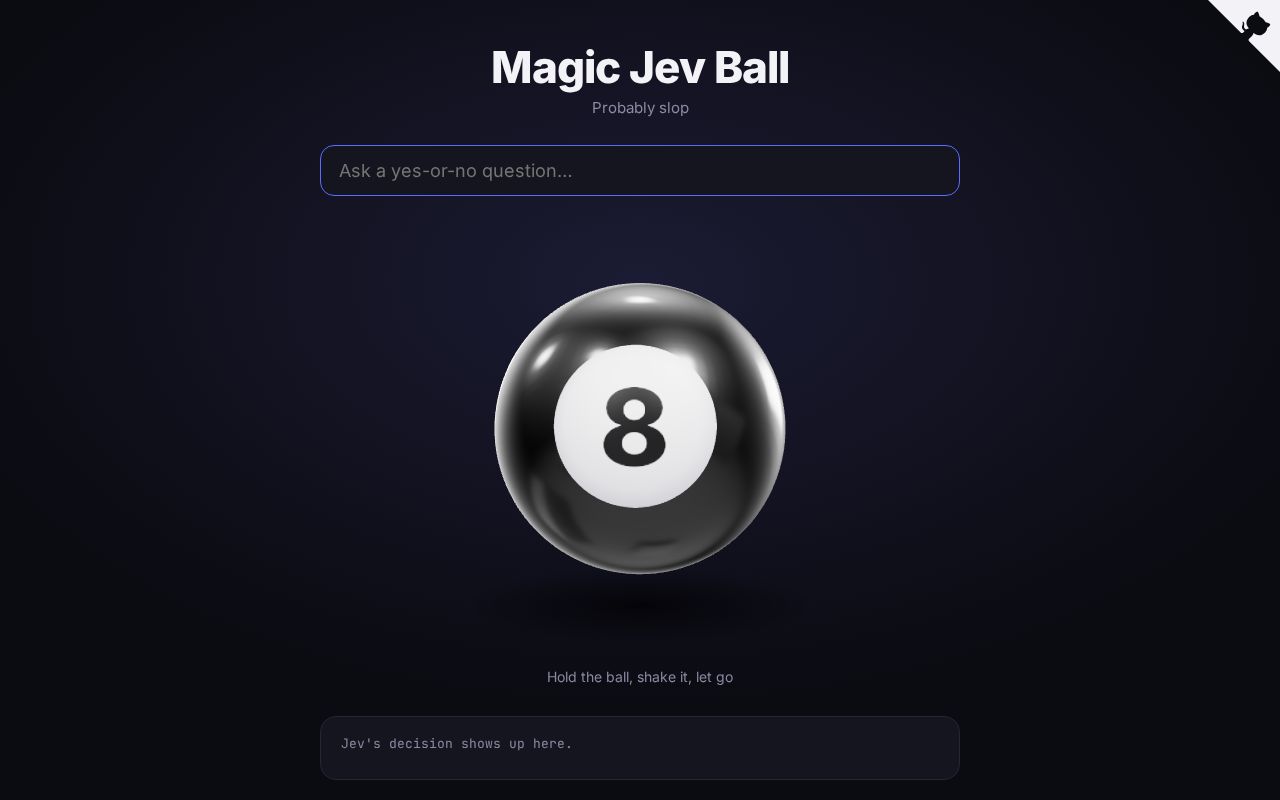 Preview of Magic Jev Ball