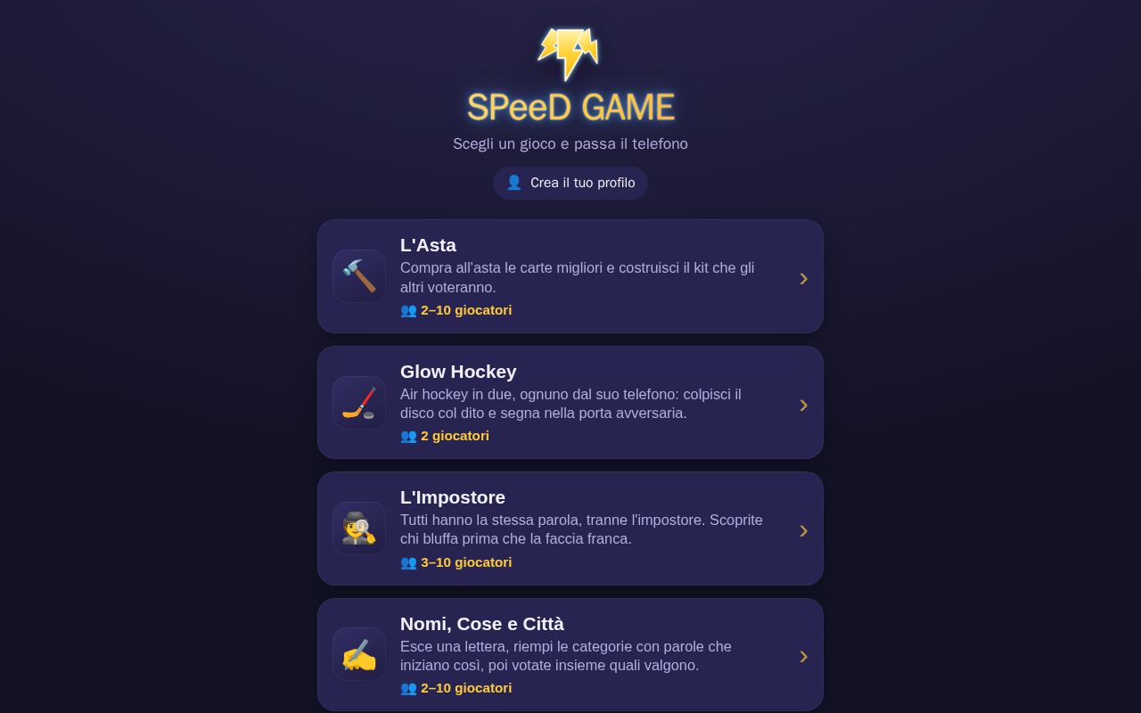 Preview of Speed Game