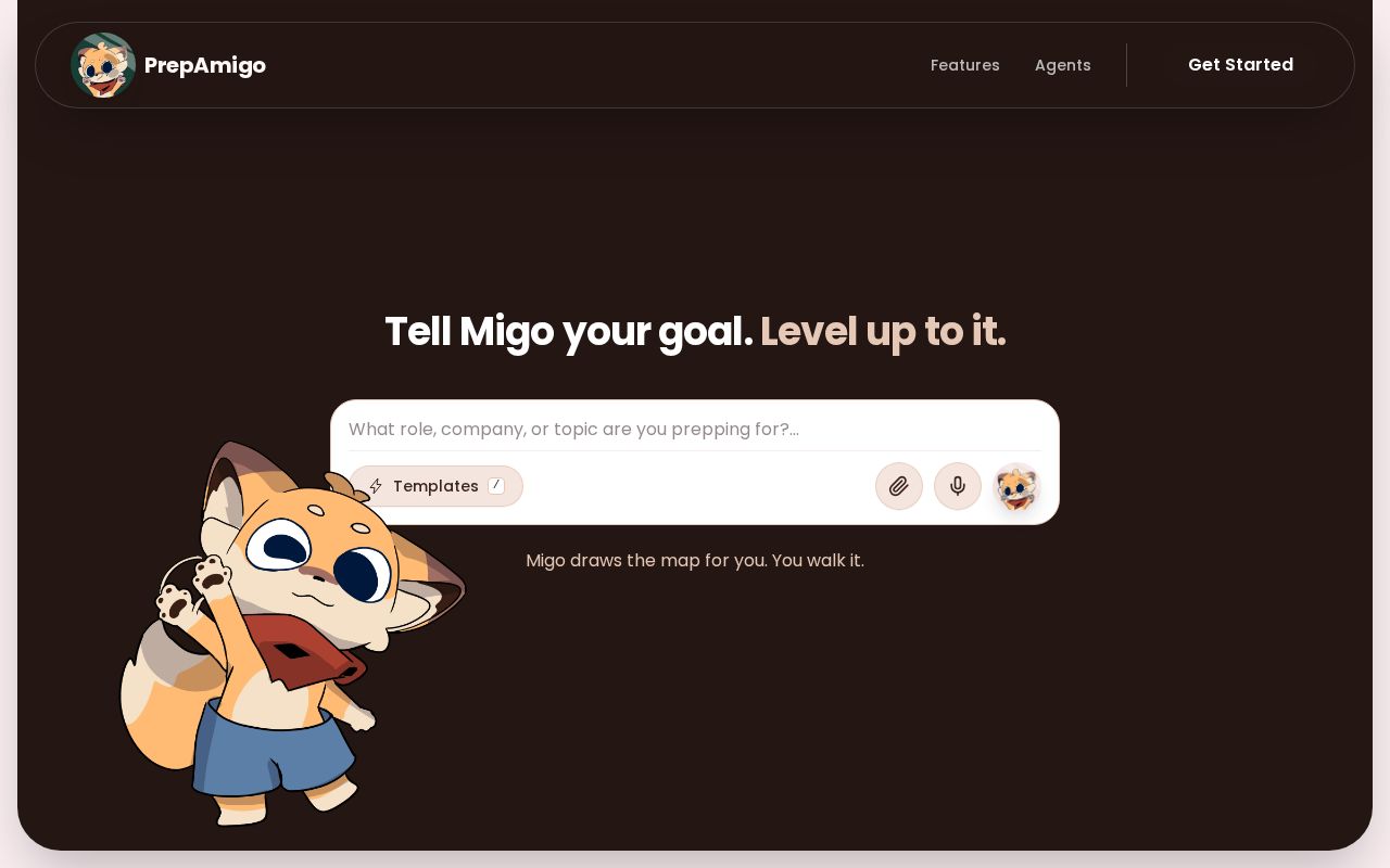 Preview of PrepAmigo Multi Agent Personalized Preparation System
