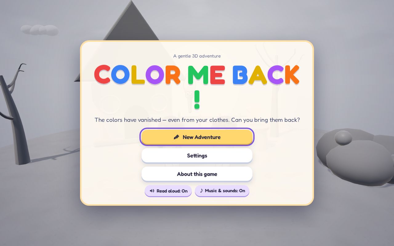 Preview of Color Me Back