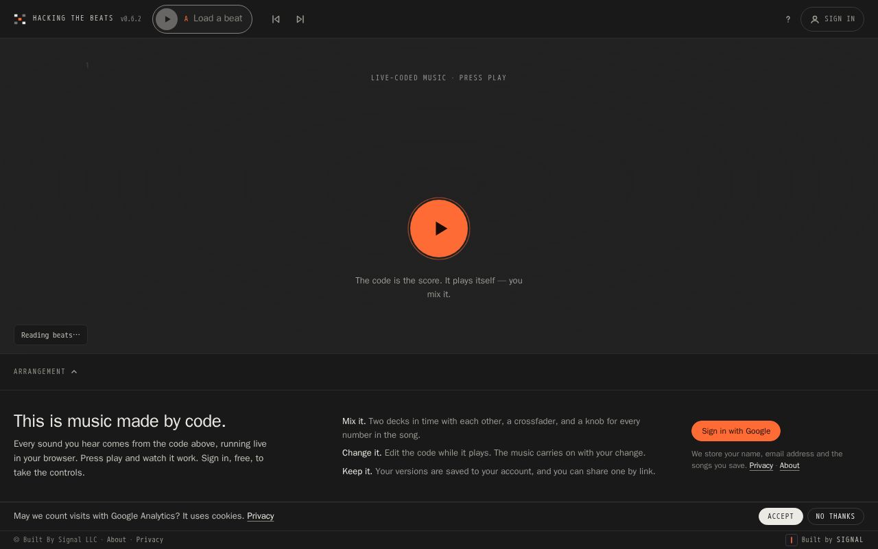 Preview of Hackthebeats Com