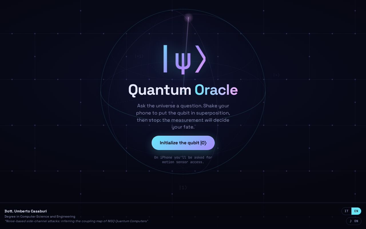 Preview of Quantum Oracle
