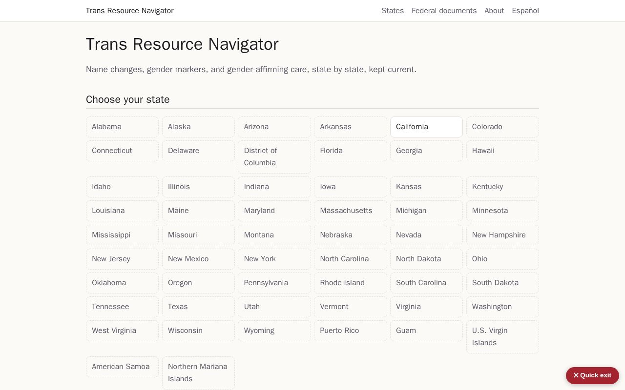 Preview of Trans Nav
