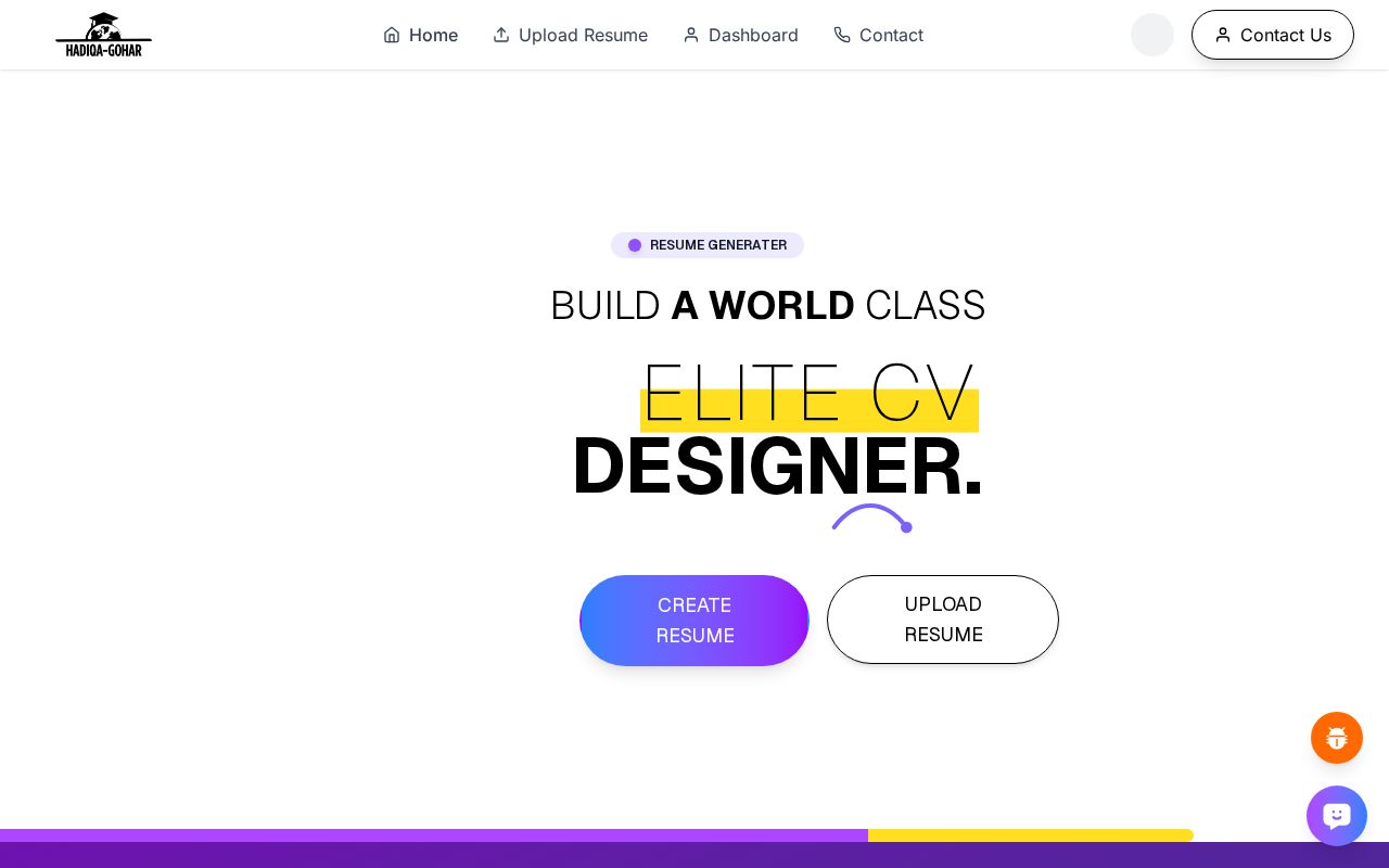 Preview of HG-AI-Resume-Builder