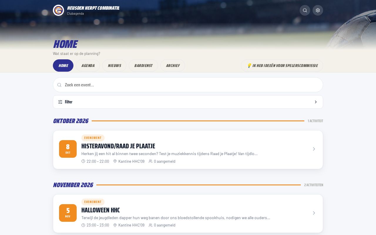 Preview of Evenementen1