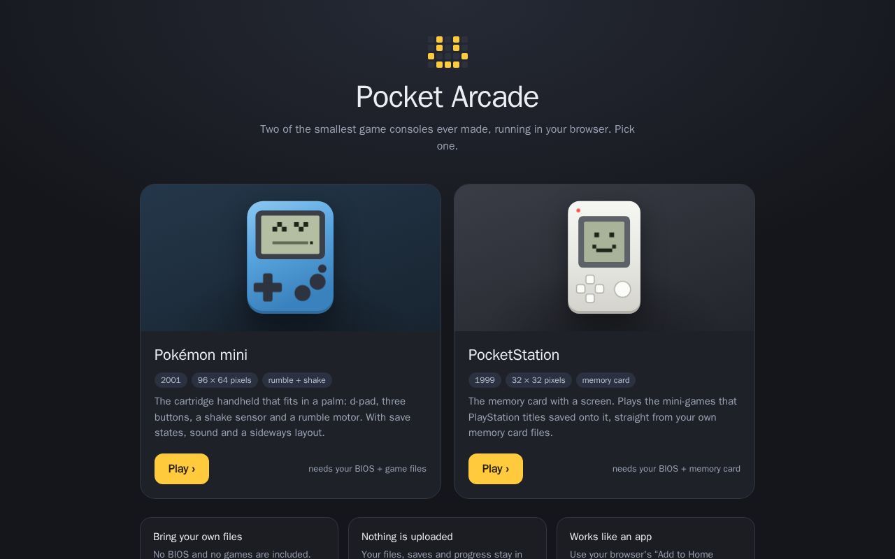 Preview of Pocket Arcade