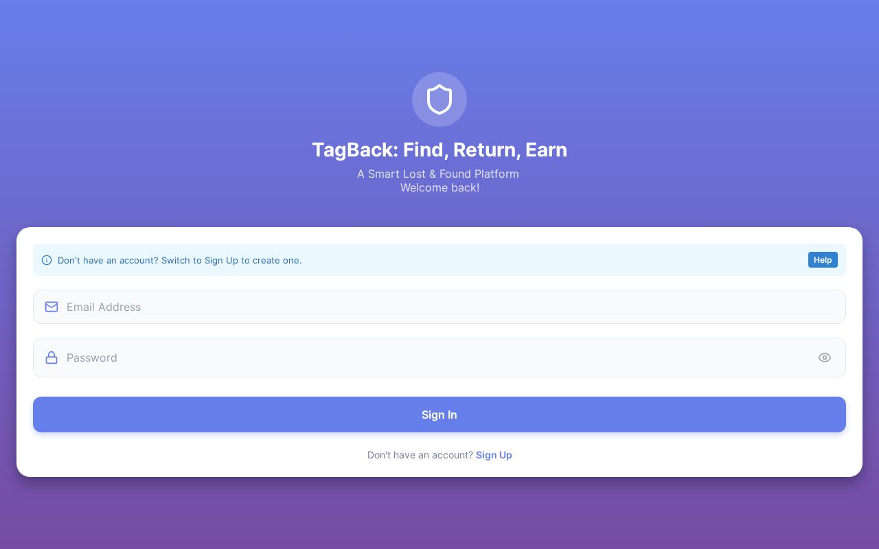Preview of TagBack: Find, Return, Earn