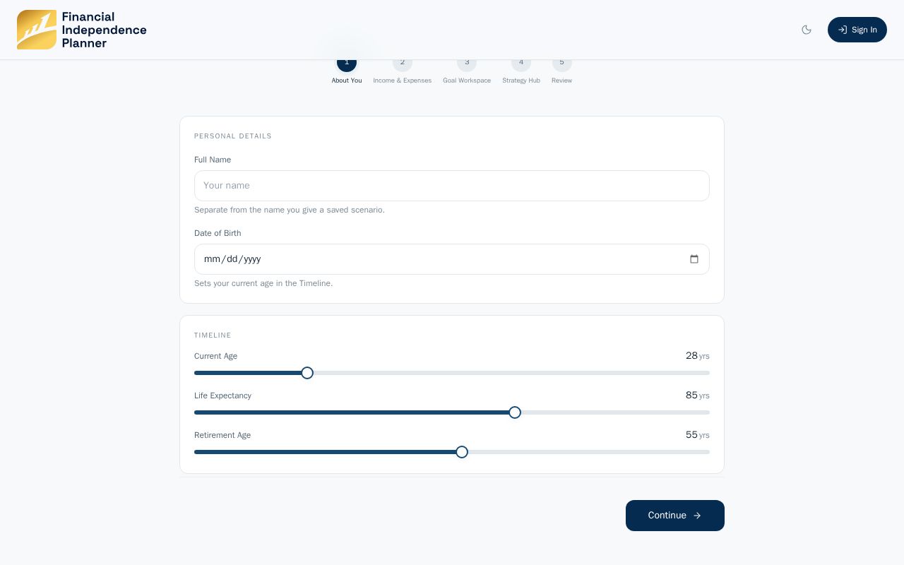 Preview of Net Worth Tracker