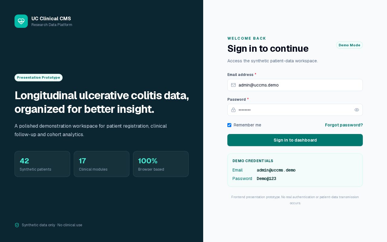 Preview of UC Clinical CMS