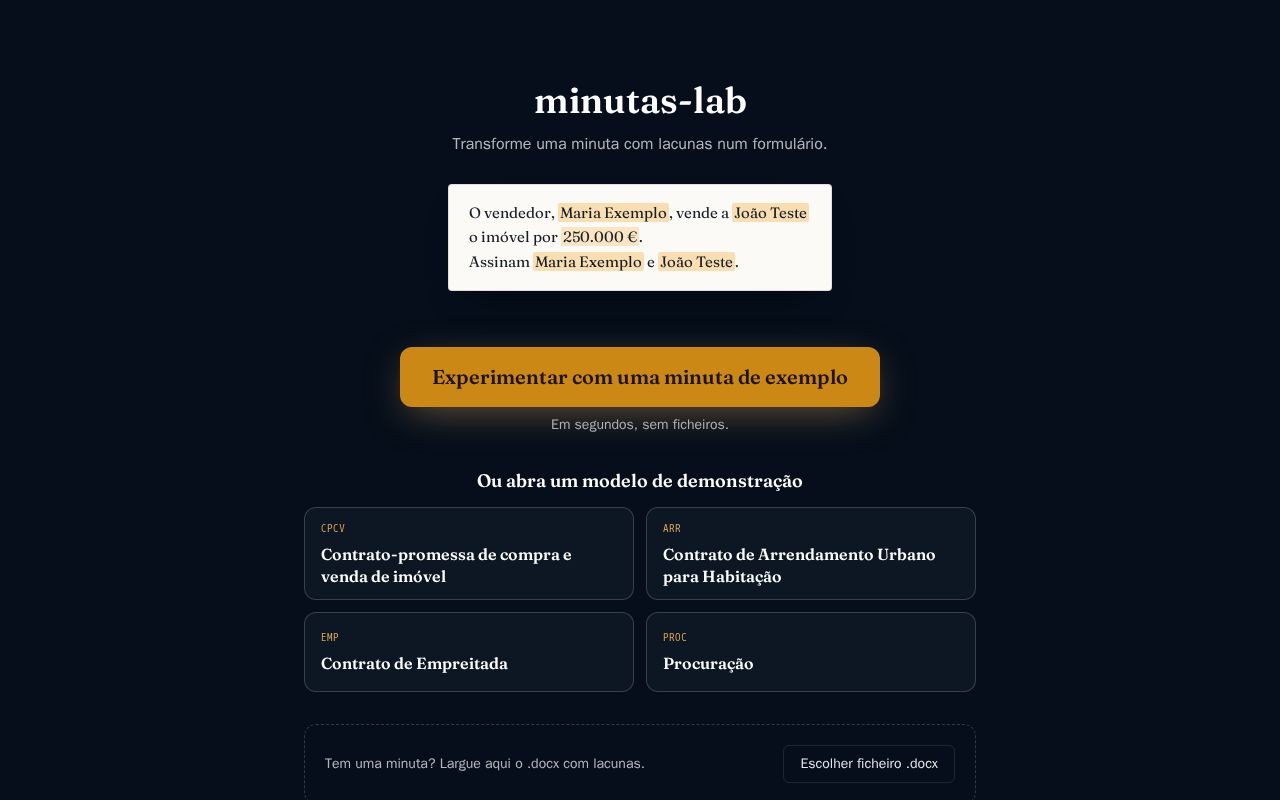 Preview of Minutas Lab