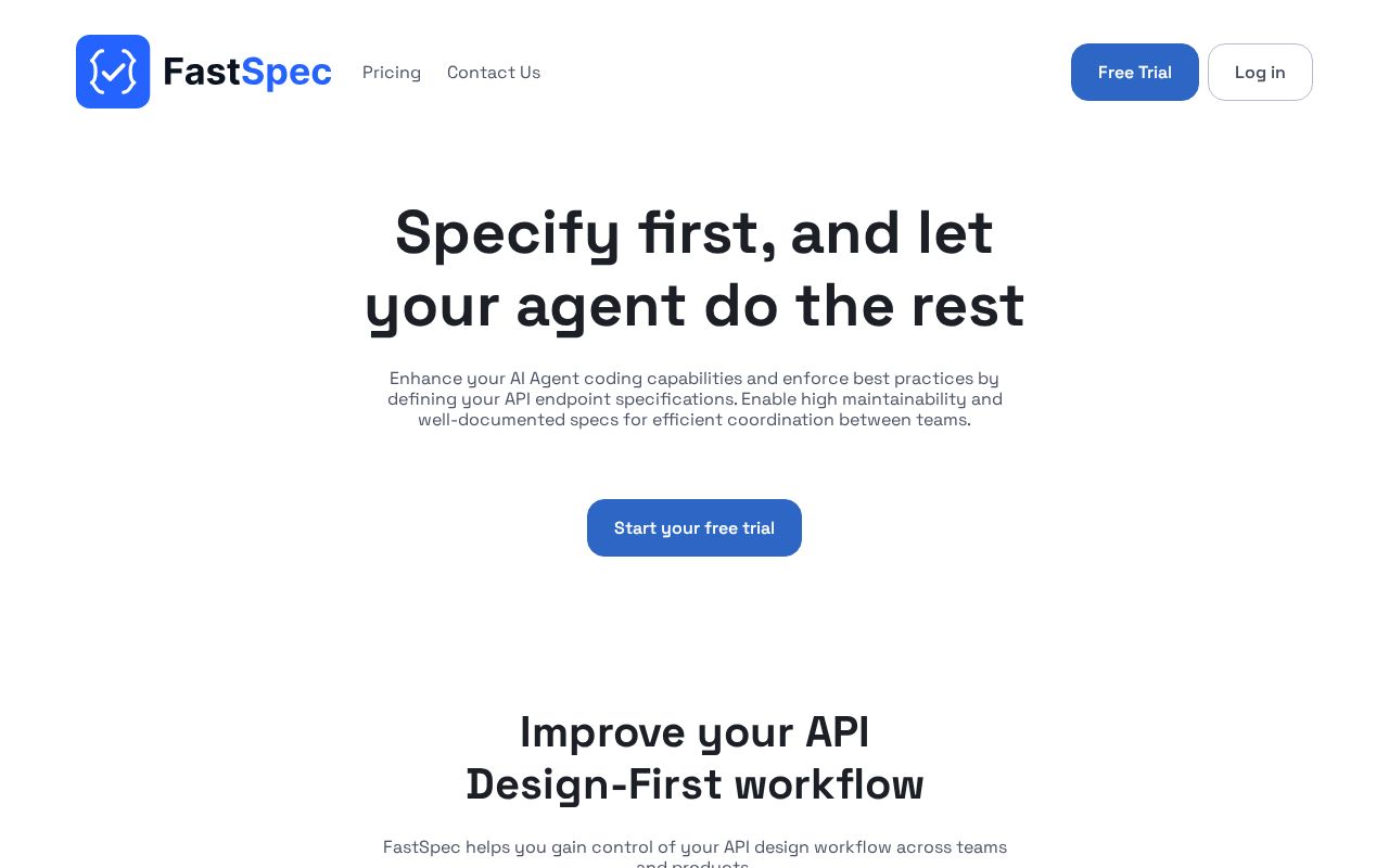 Preview of FastSpec