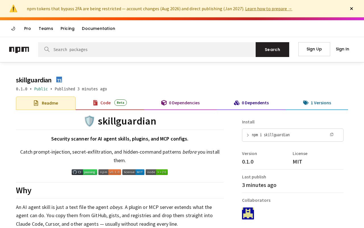 Preview of Skillguardian