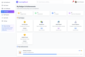 Preview of Learning Wizard