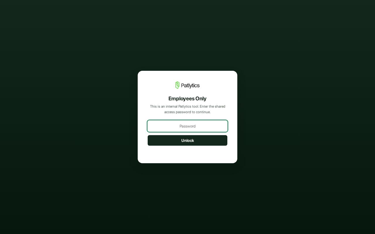 Preview of Patlytics Intel