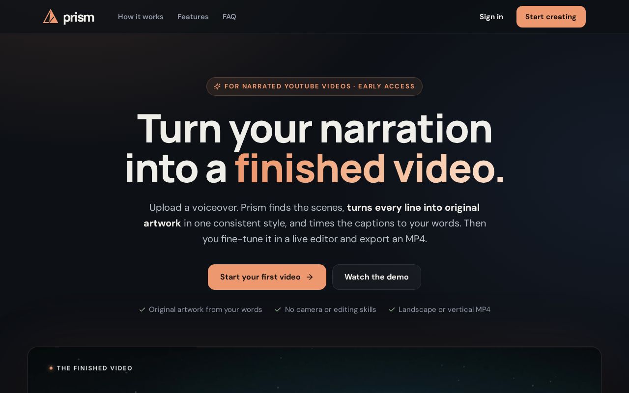 Preview of Video Generator