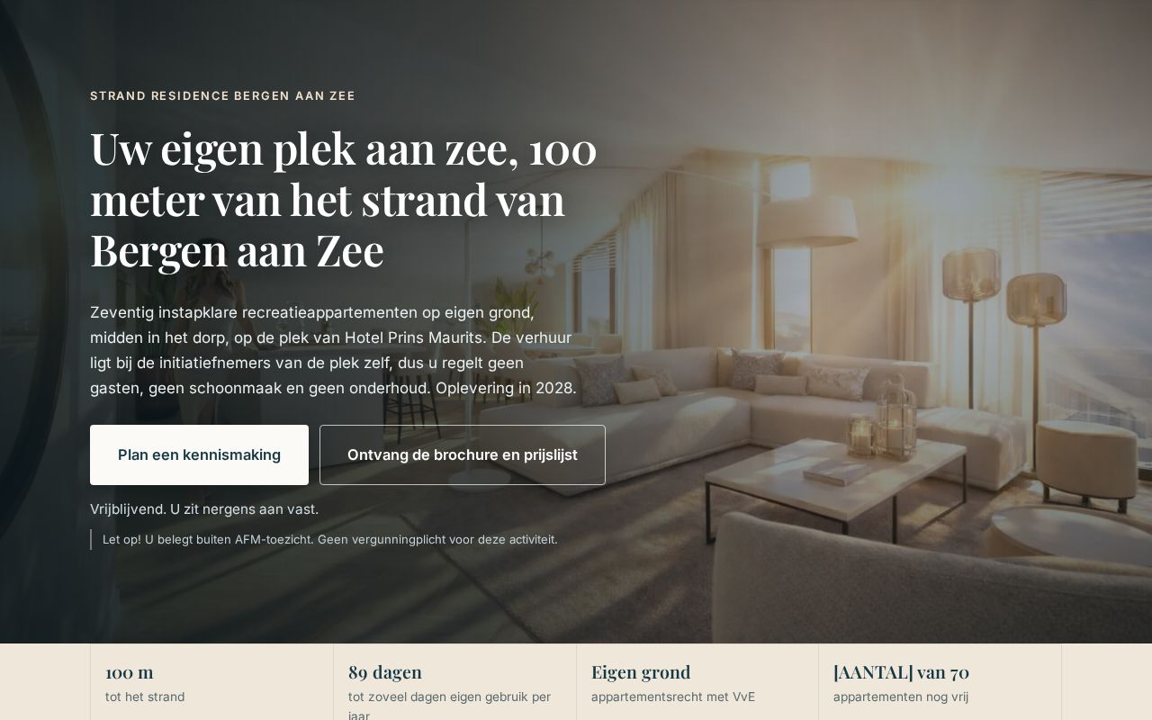 Preview of Strand Residence Bergen aan Zee