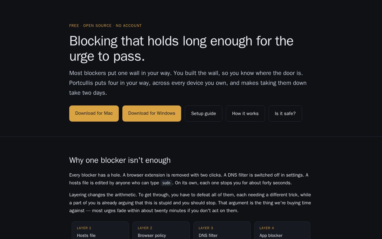 Preview of Portcullis Blocker