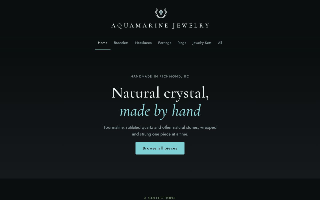Preview of Aquamarine Jewelry Store Showcase