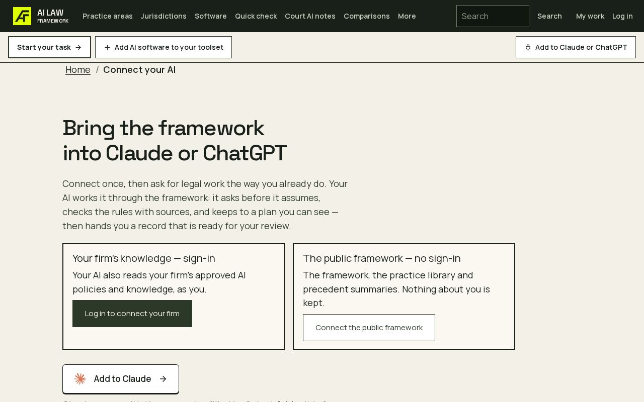 Preview of Ailawframework Plugin