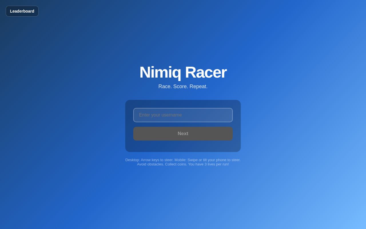 Preview of NimiqRacer