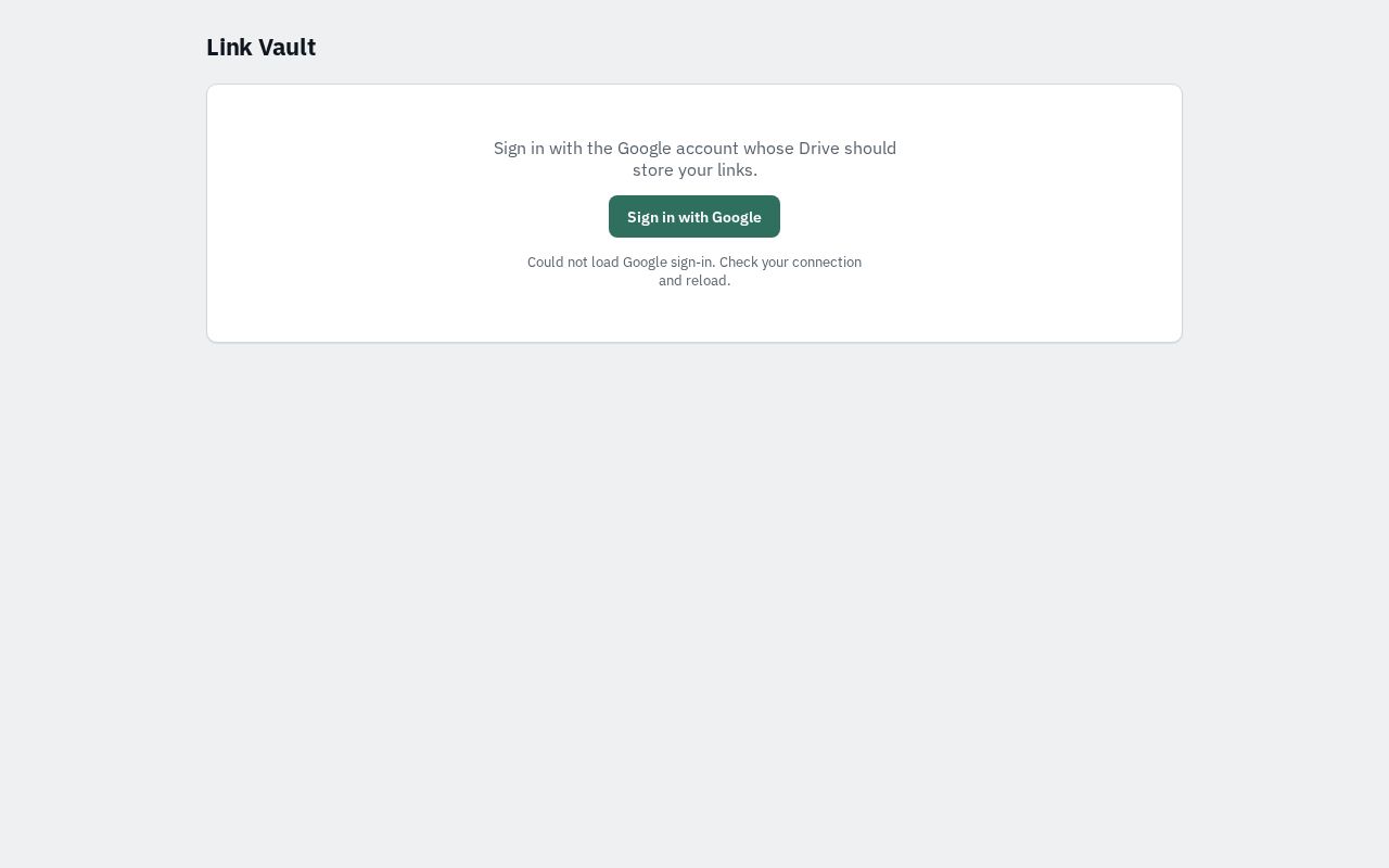 Preview of Linkvault