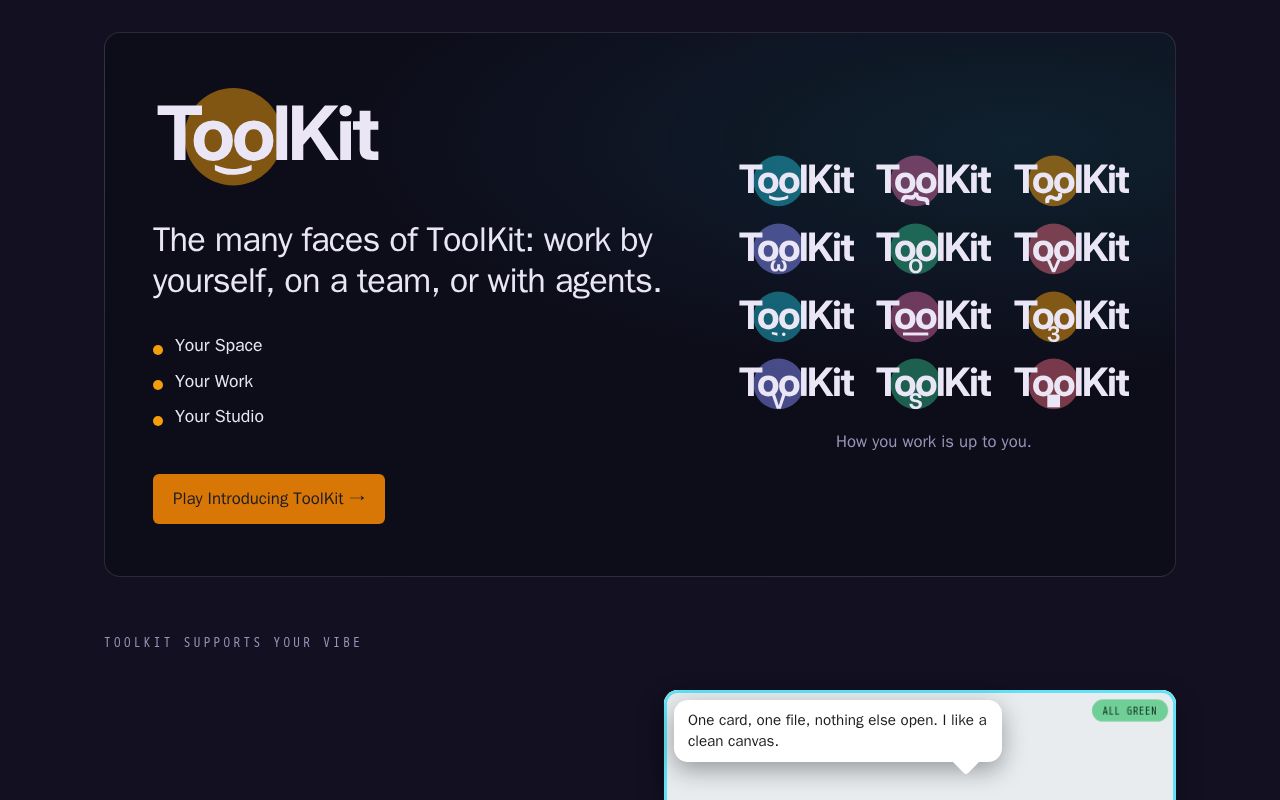 Preview of Toolkit