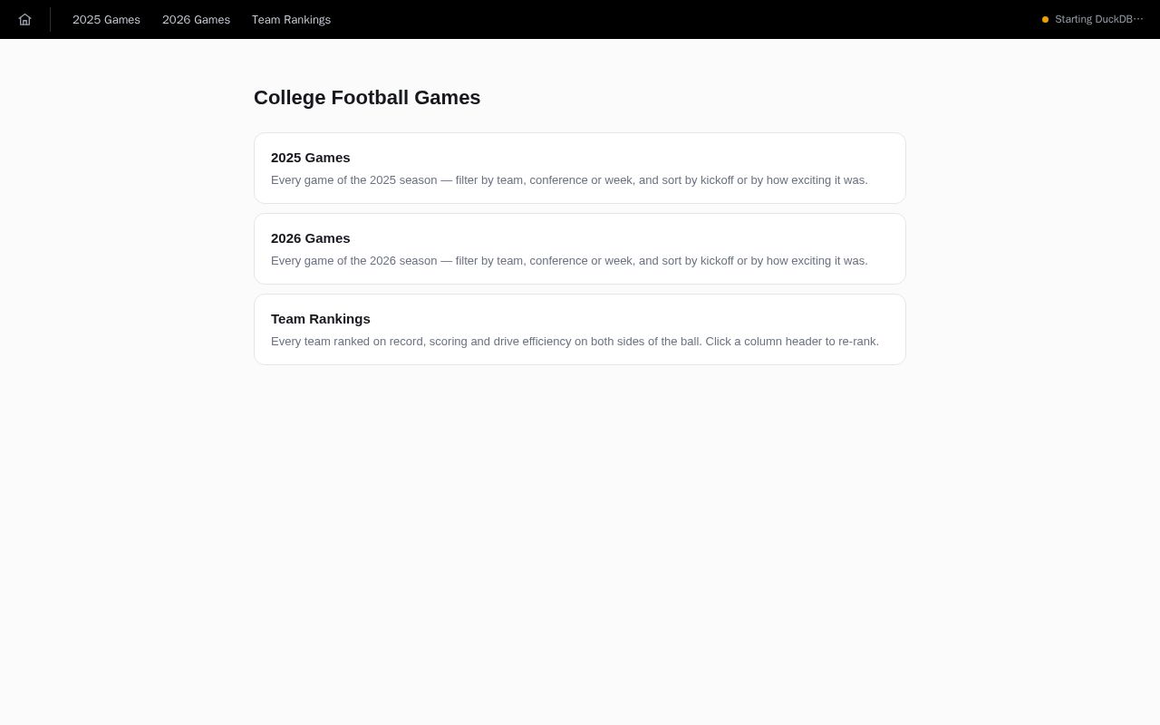 Preview of Cfb Games