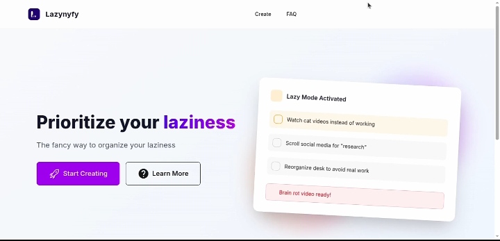 Preview of Lazynyfy